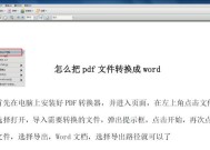 PDF转图片（一键将PDF文件转换成多种图片格式）