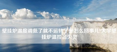 解决壁挂炉大宇牌故障的方法与技巧（掌握关键维修点）  第1张