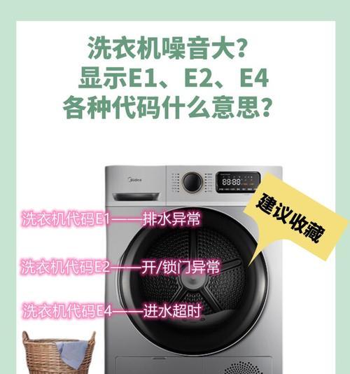 自动洗衣机显示e4是什么意思？故障如何解决？  第1张