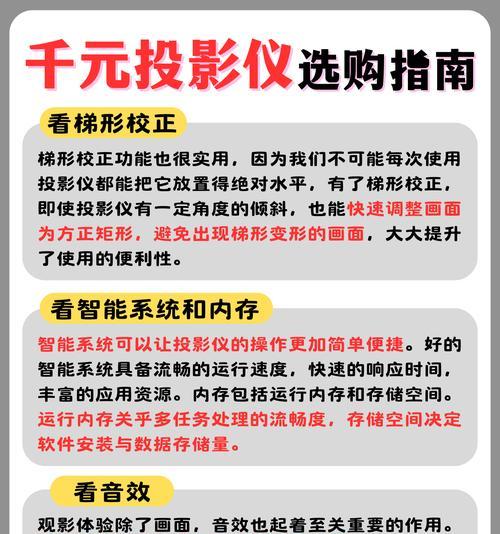 如何提高投影仪的清晰度？  第3张